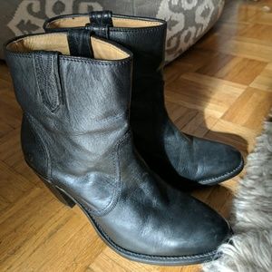 Frye Black Leather Boots 9.5 M